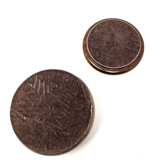 Agate Stone Hand Crafted Wood Trinket Stash Box Inlay Lid Artisan Made in Brazil - Picture 7 of 10